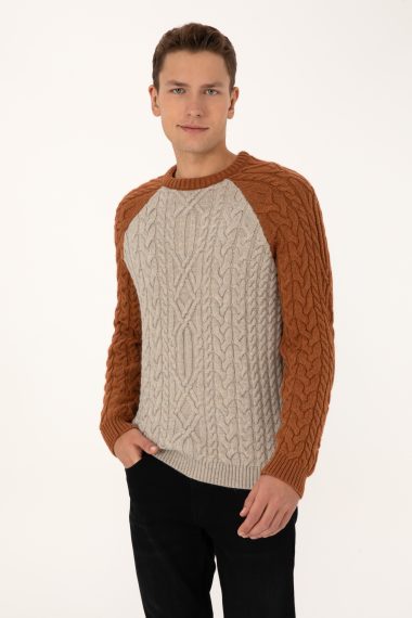 بافت  خاکستری  رگولار  مردانه یو اس پولو | US POLO ASSN