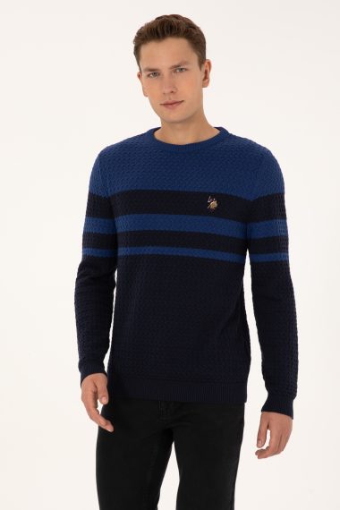 بافت  لاجورد  اندامی  مردانه یو اس پولو | US POLO ASSN