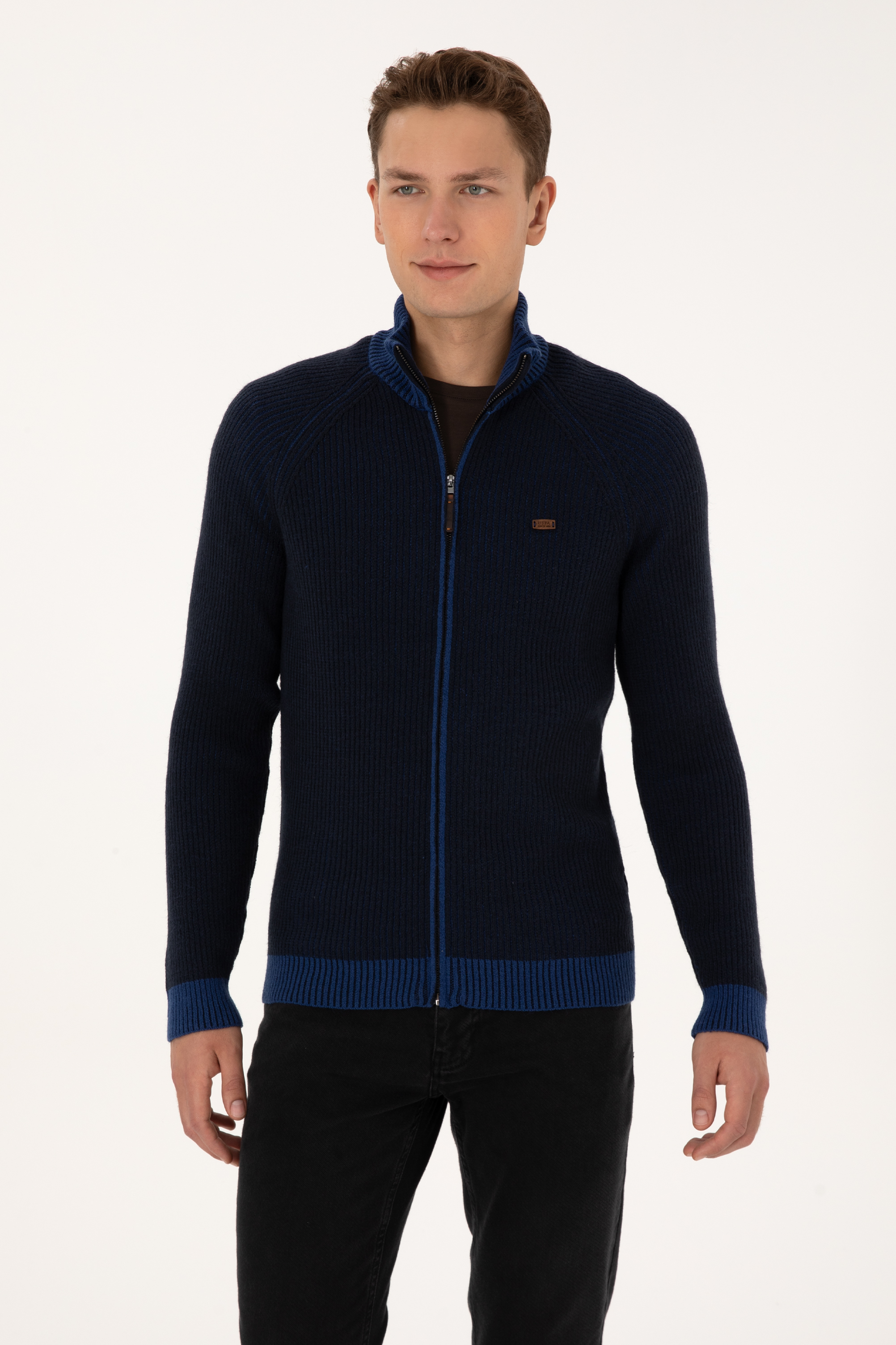ژاکت لاجورد رگولار مردانه یو اس پولو | US POLO ASSN