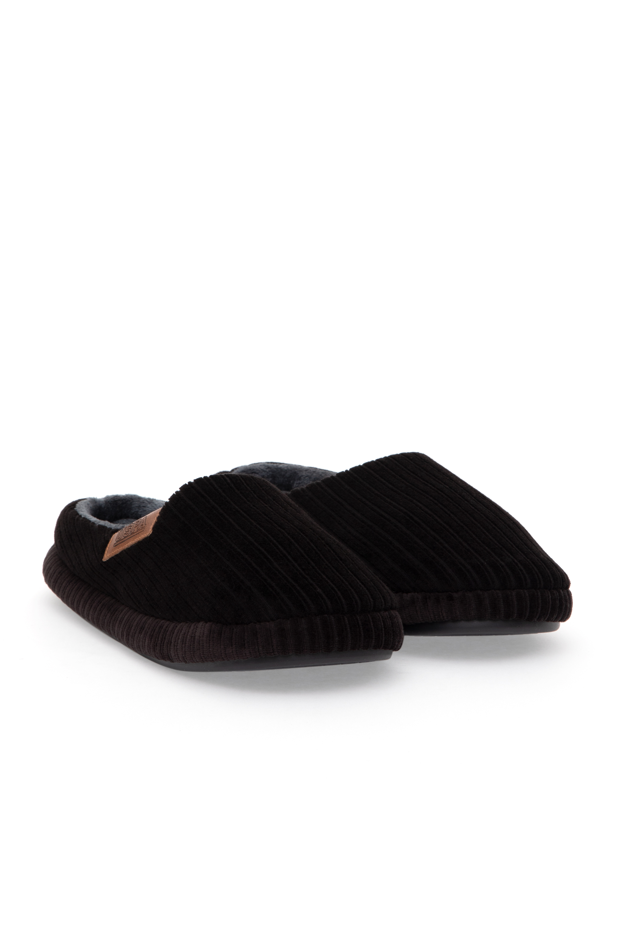 دمپایی زغالی رگولار مردانه یو اس پولو | US POLO ASSN