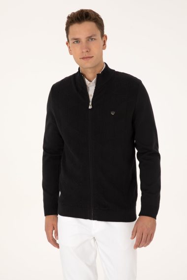 ژاکت  سیاه  اندامی  مردانه یو اس پولو | US POLO ASSN