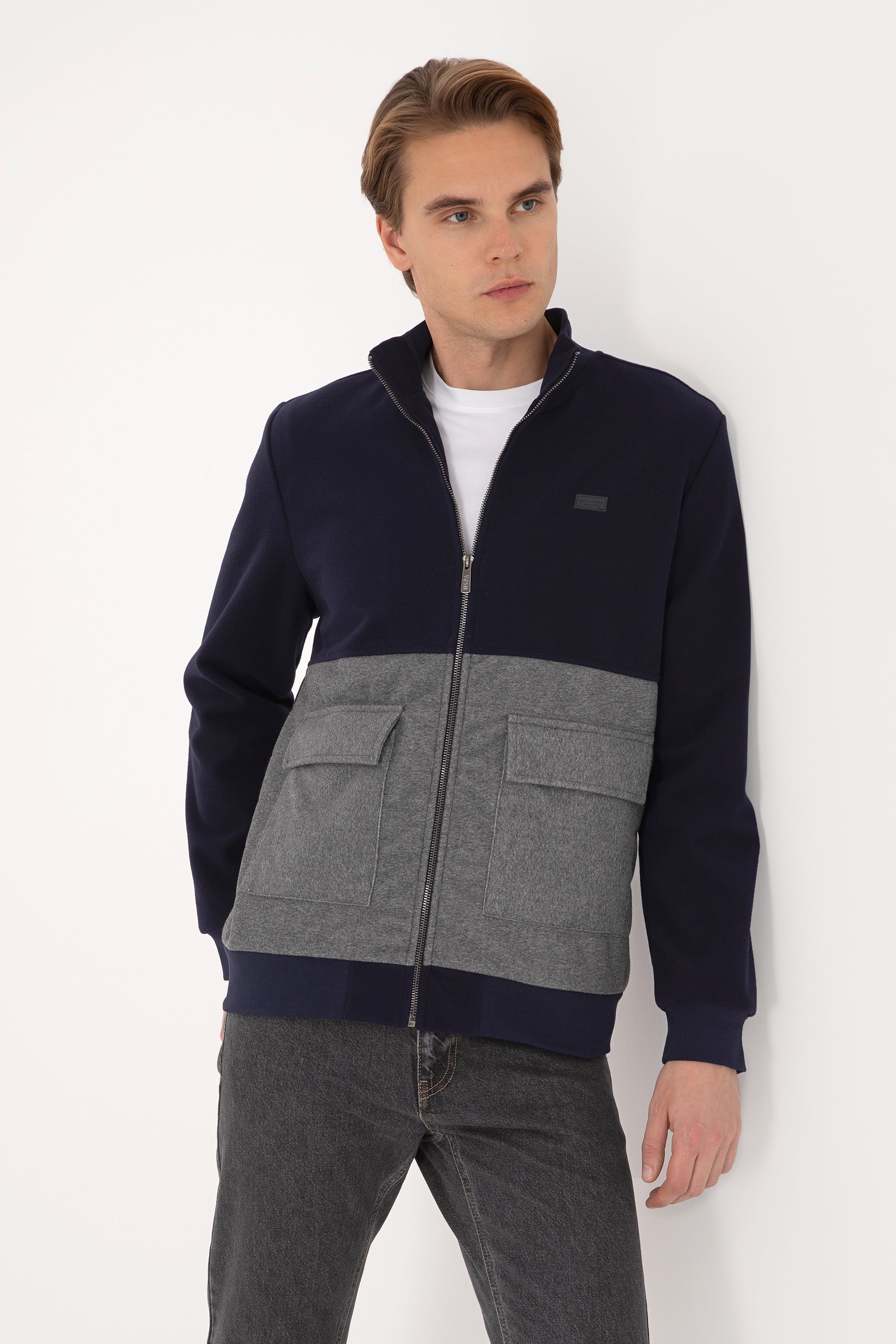 ژاکت لاجورد رگولار مردانه یو اس پولو | US POLO ASSN