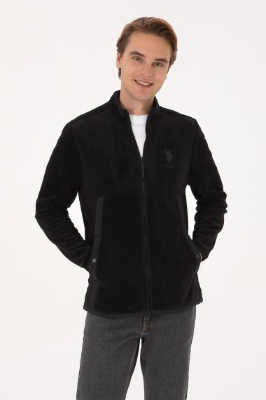 ژاکت  سیاه  رگولار  مردانه یو اس پولو | US POLO ASSN