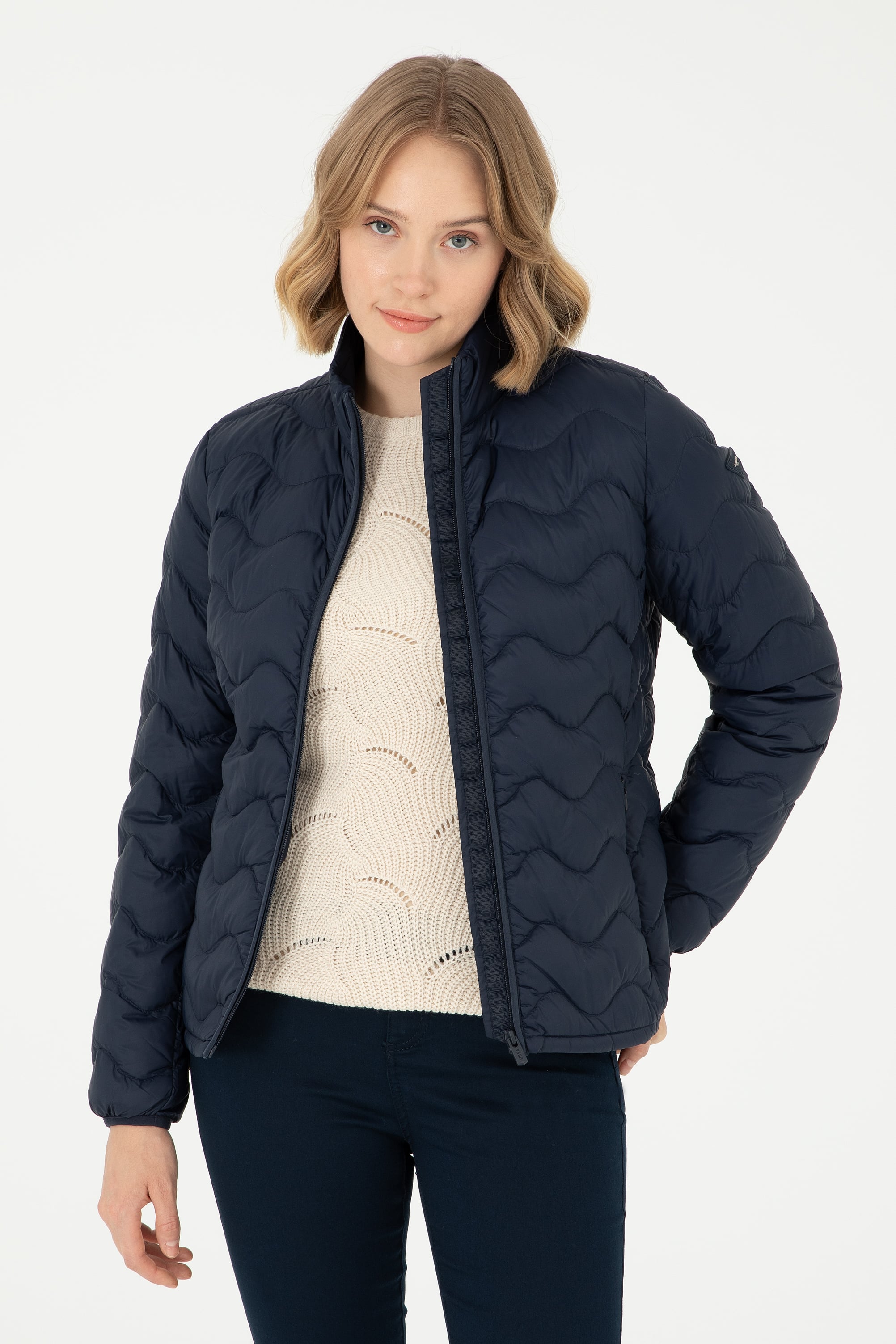 کاپشن لاجورد BASIC زنانه یو اس پولو | US POLO ASSN