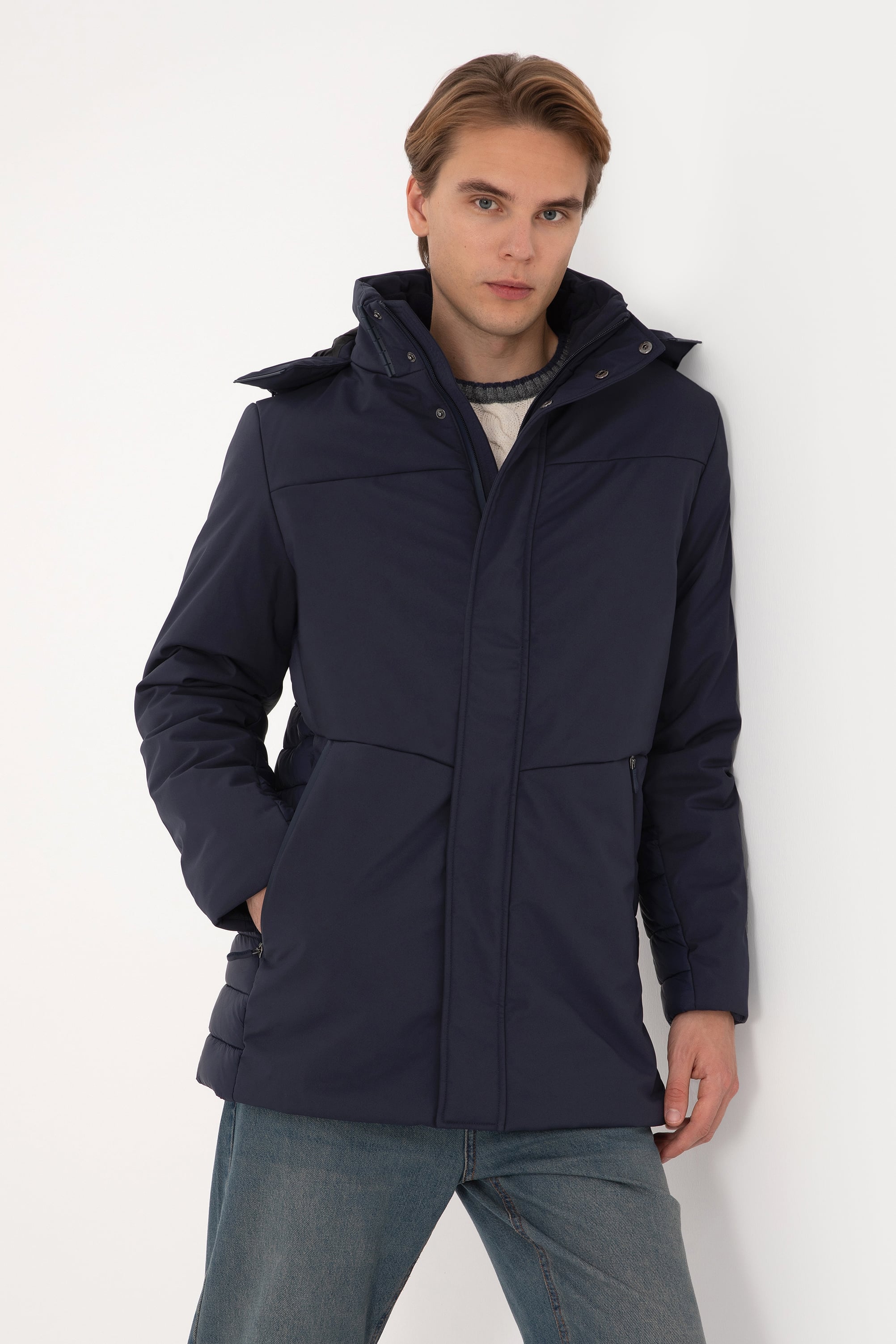 کاپشن لاجورد رگولار مردانه یو اس پولو | US POLO ASSN