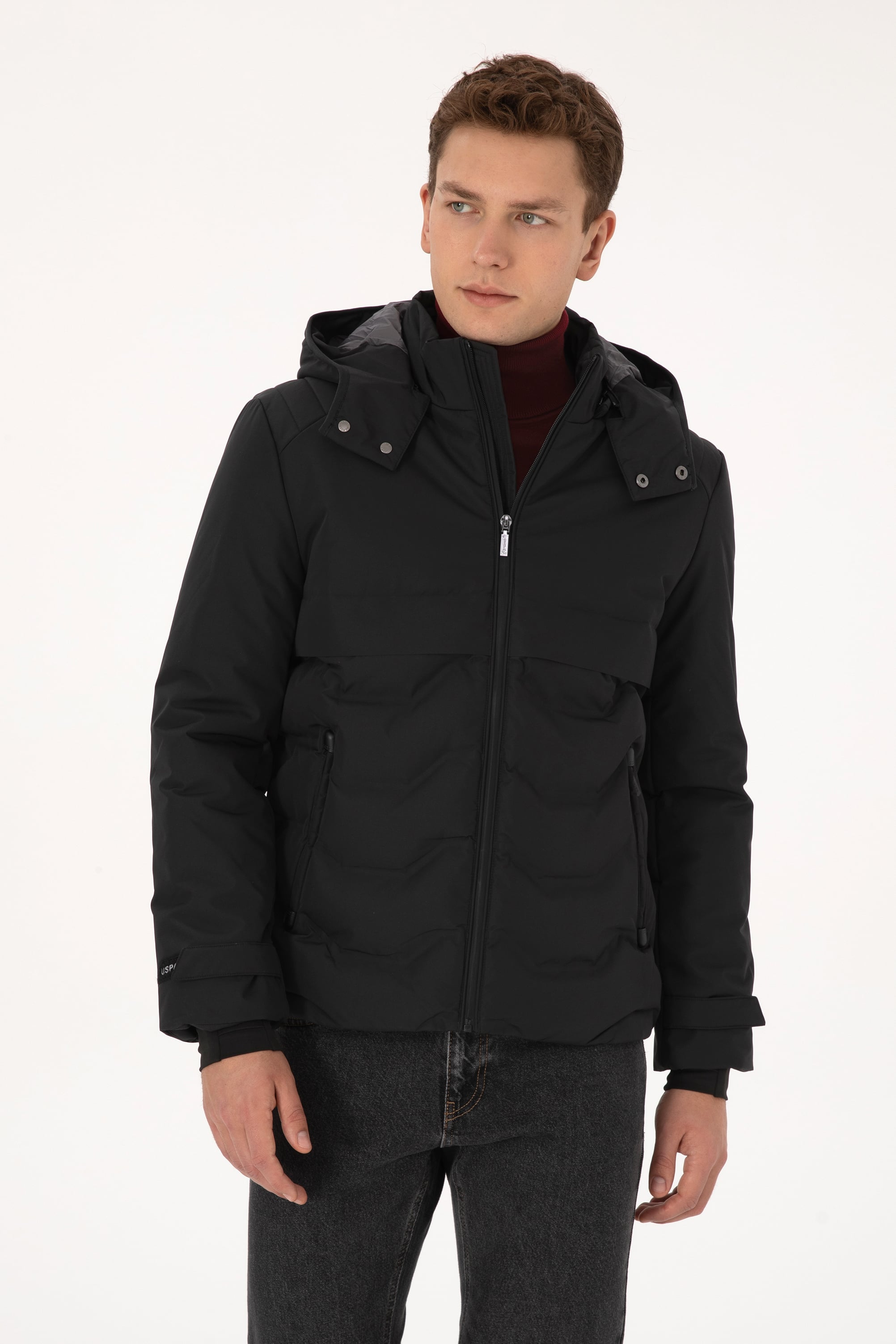 کاپشن سیاه BASIC مردانه یو اس پولو | US POLO ASSN