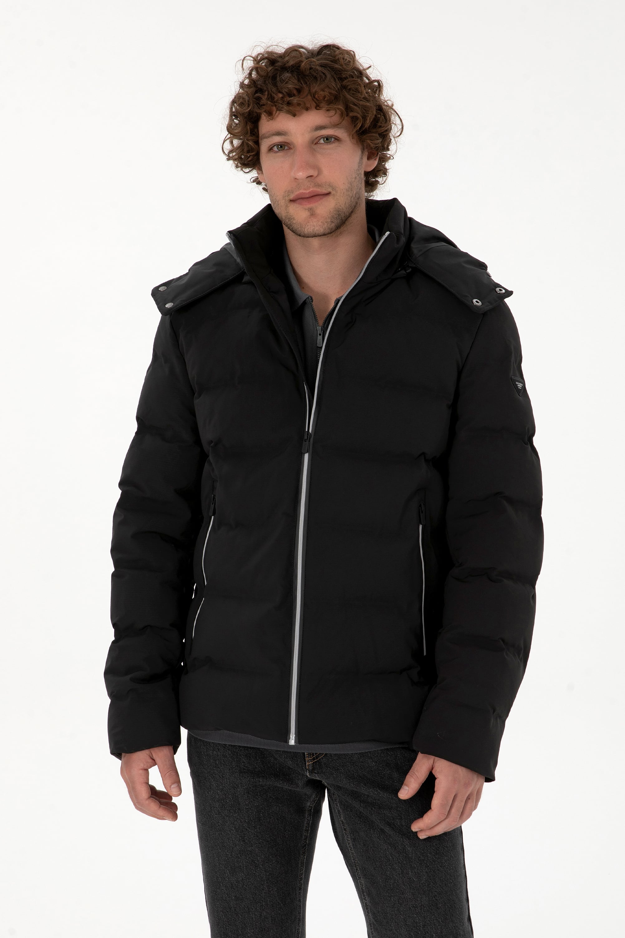 کاپشن سیاه BASIC مردانه یو اس پولو | US POLO ASSN