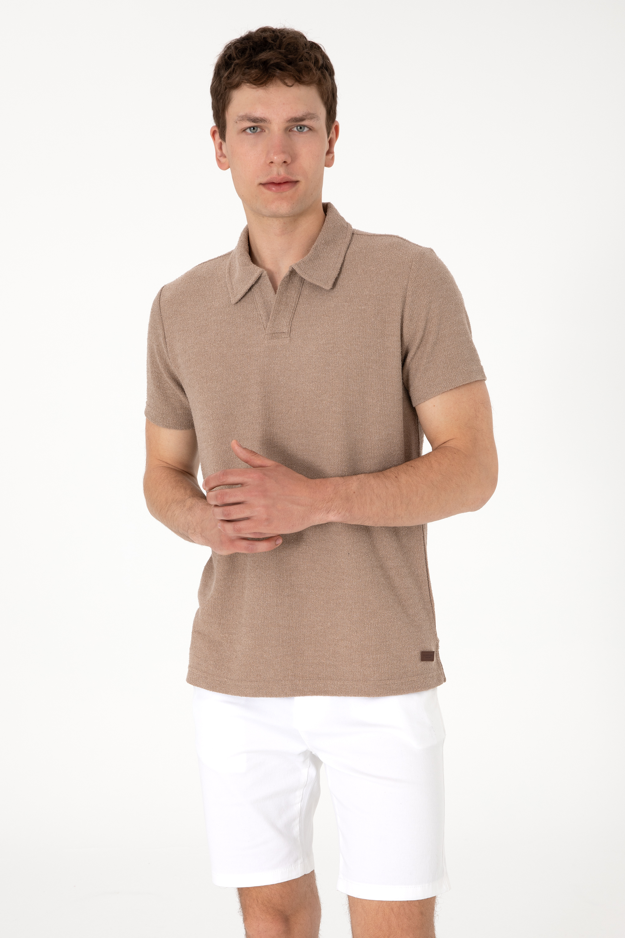 پولوشرت یقه هفت شتری رگولار مردانه یو اس پولو | US POLO ASSN