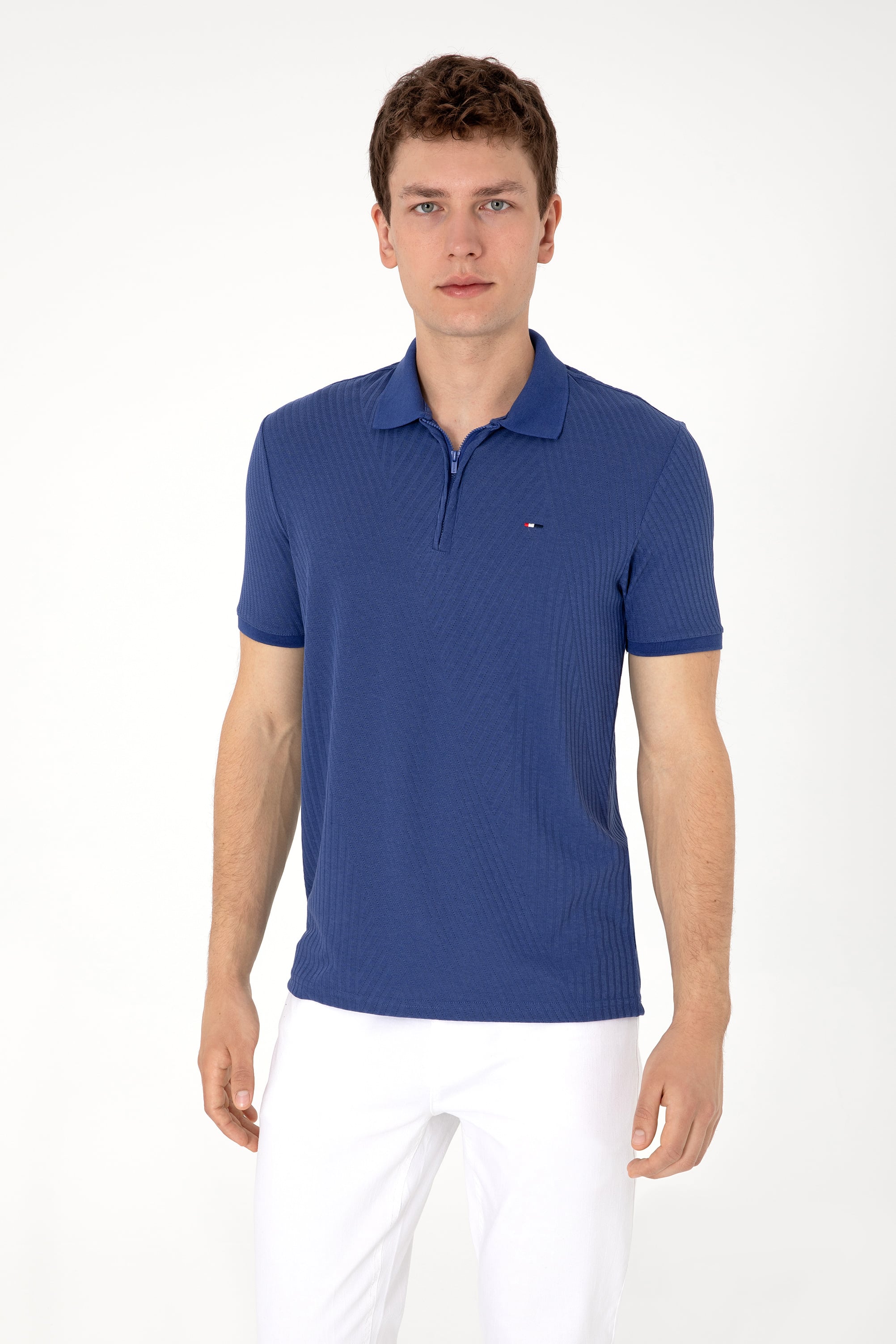 پولوشرت لاجورد روشن رگولار مردانه یو اس پولو | US POLO ASSN
