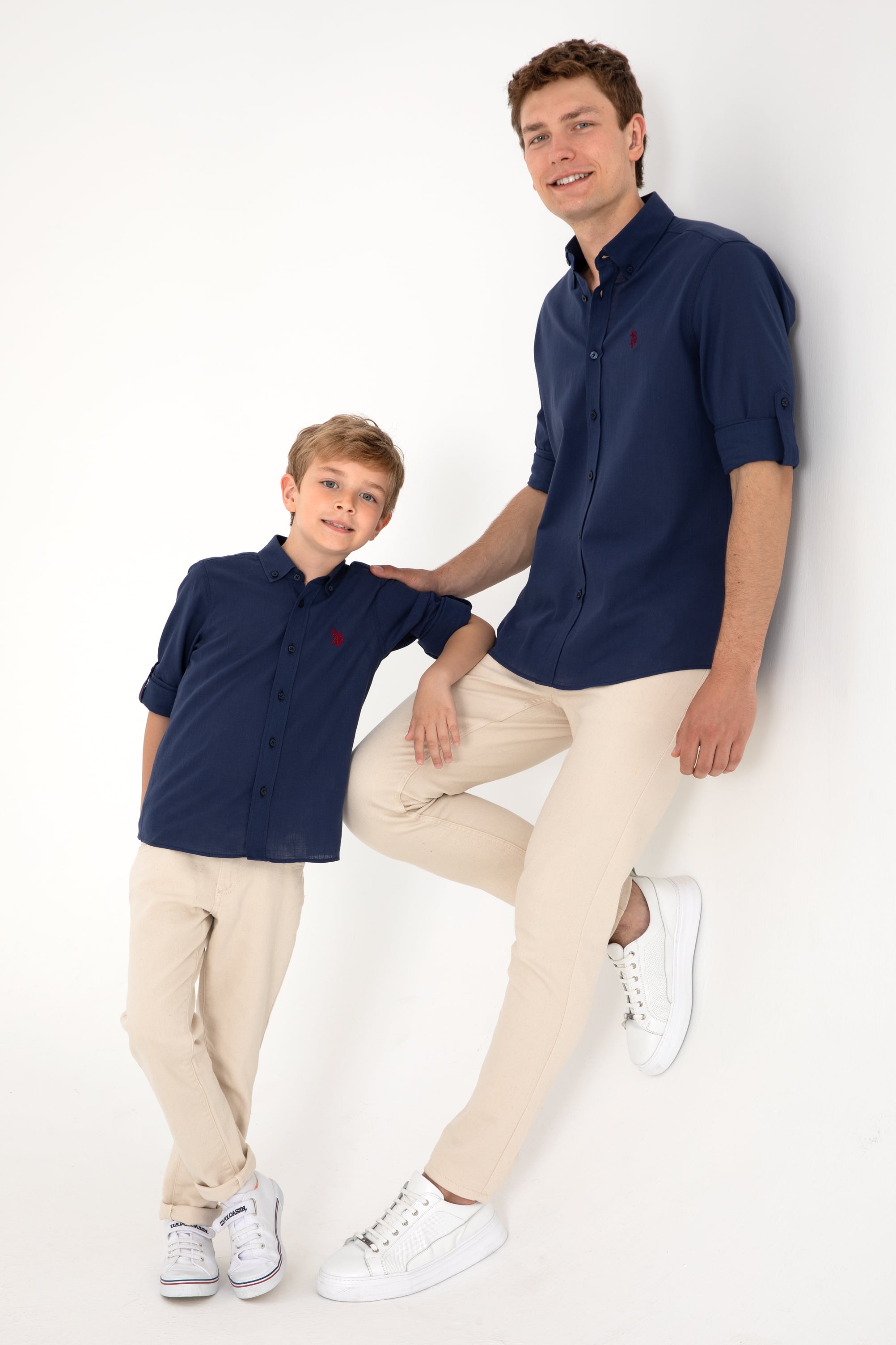 پیراهن بیسیک لاجورد رگولار مردانه یو اس پولو | US POLO ASSN