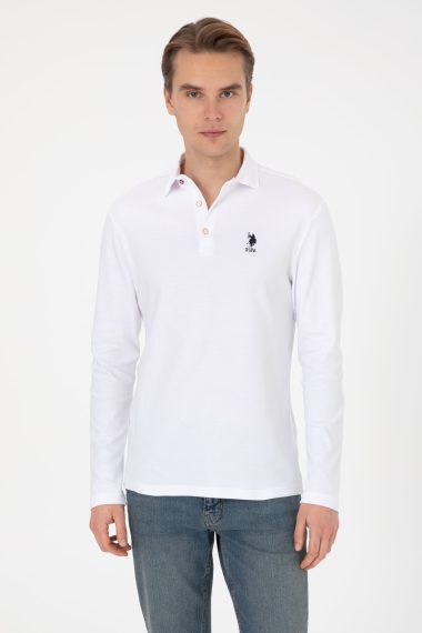سویشرت  سفید  رگولار  مردانه یو اس پولو | US POLO ASSN