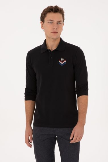 سویشرت  سیاه  رگولار  مردانه یو اس پولو | US POLO ASSN