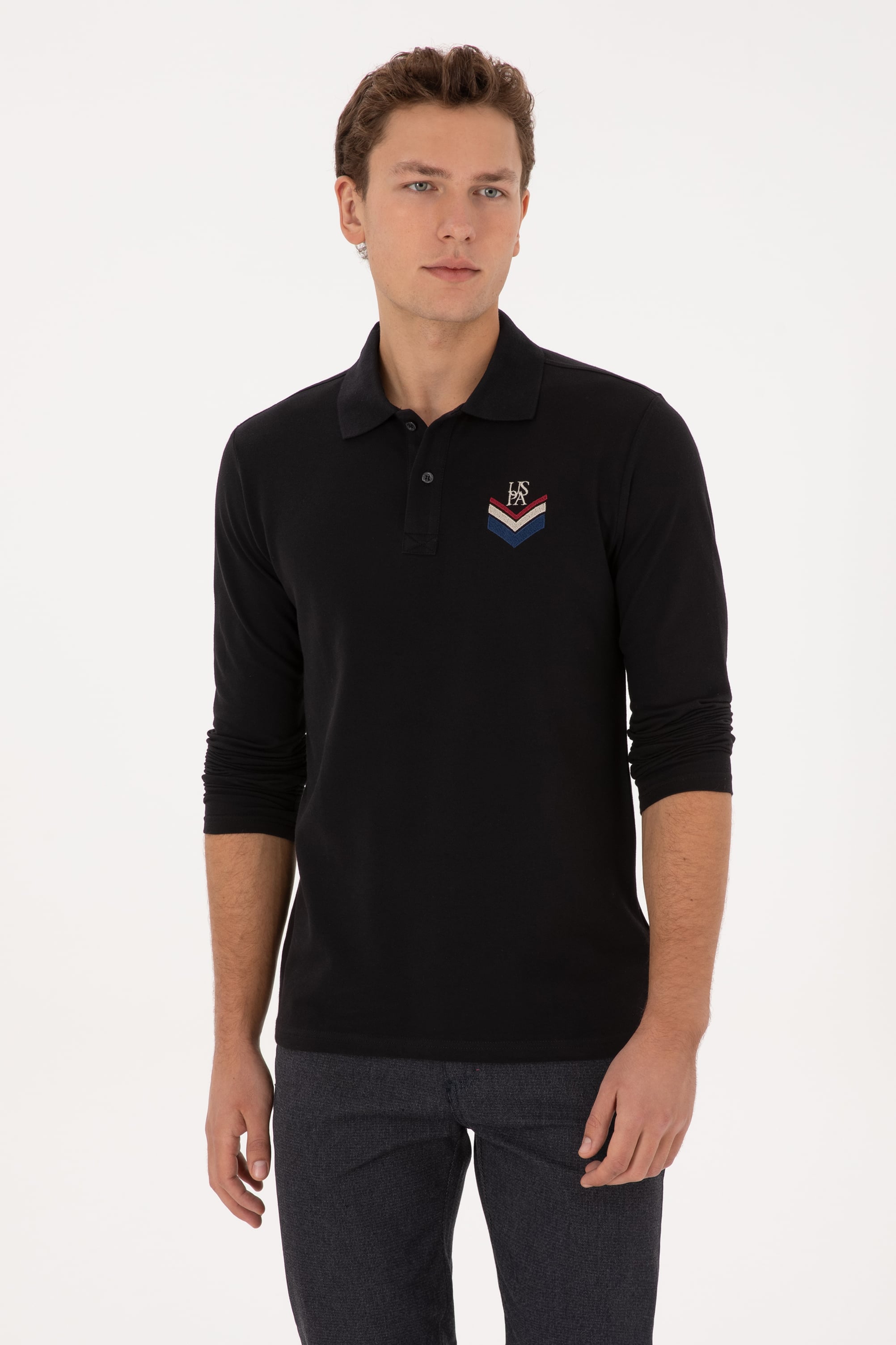 سویشرت سیاه رگولار مردانه یو اس پولو | US POLO ASSN