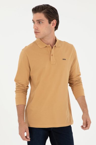 سویشرت یقه پولو شتری  رگولار  مردانه یو اس پولو | US POLO ASSN