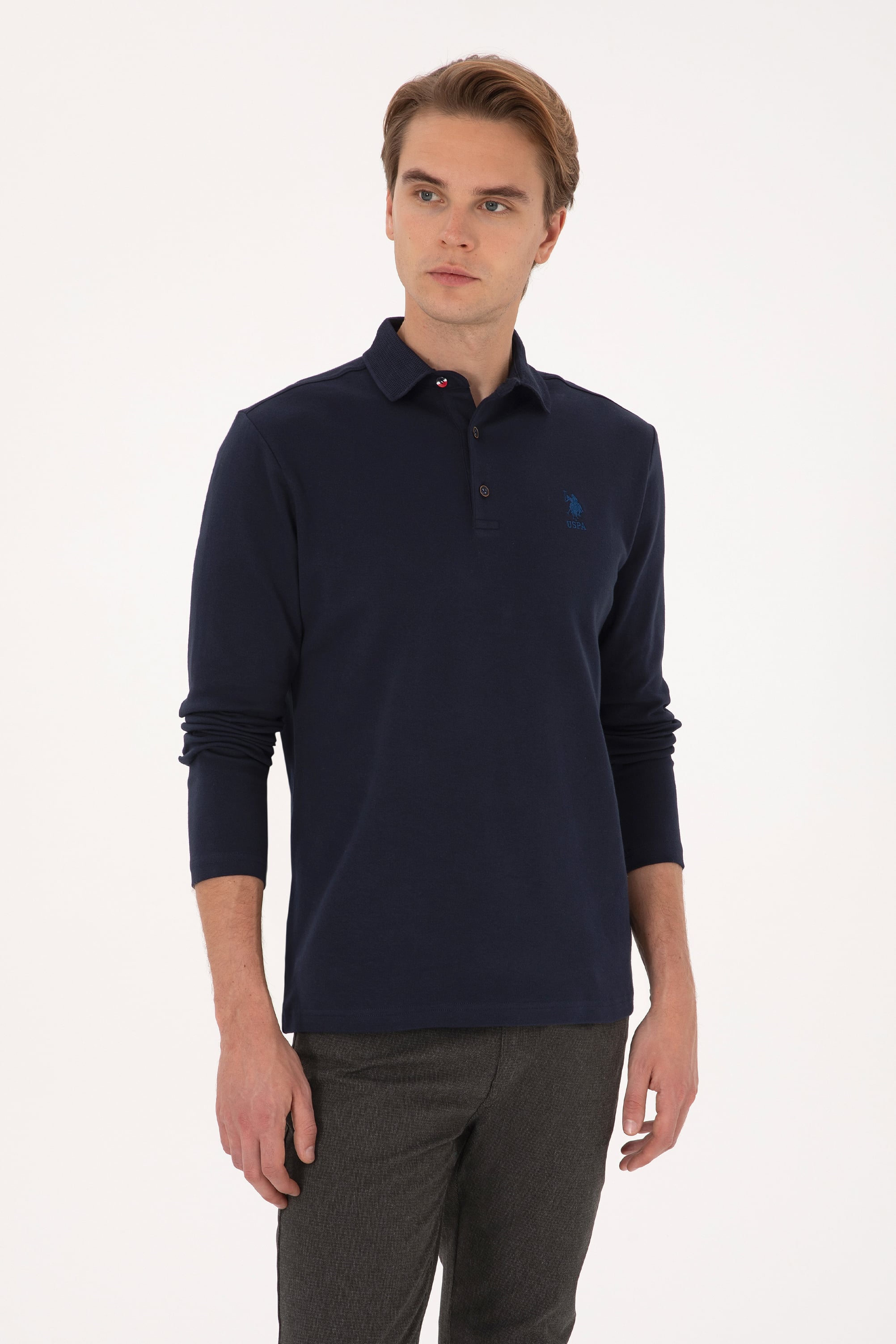 سویشرت لاجورد رگولار مردانه یو اس پولو | US POLO ASSN