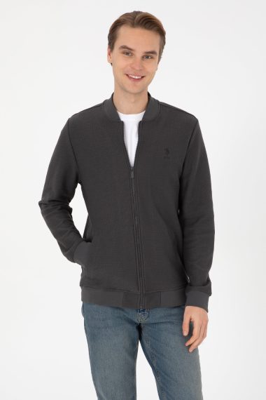 سویشرت  سیاه  رگولار  مردانه یو اس پولو | US POLO ASSN