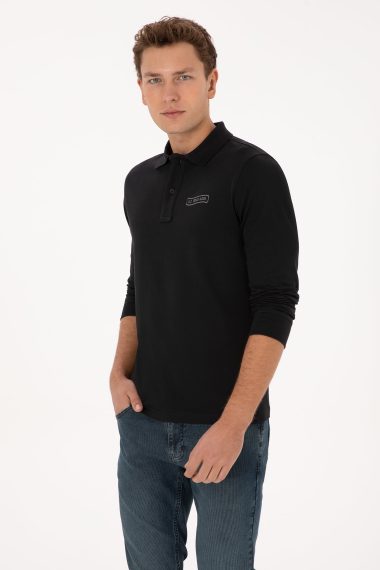 سویشرت  سیاه  رگولار  مردانه یو اس پولو | US POLO ASSN