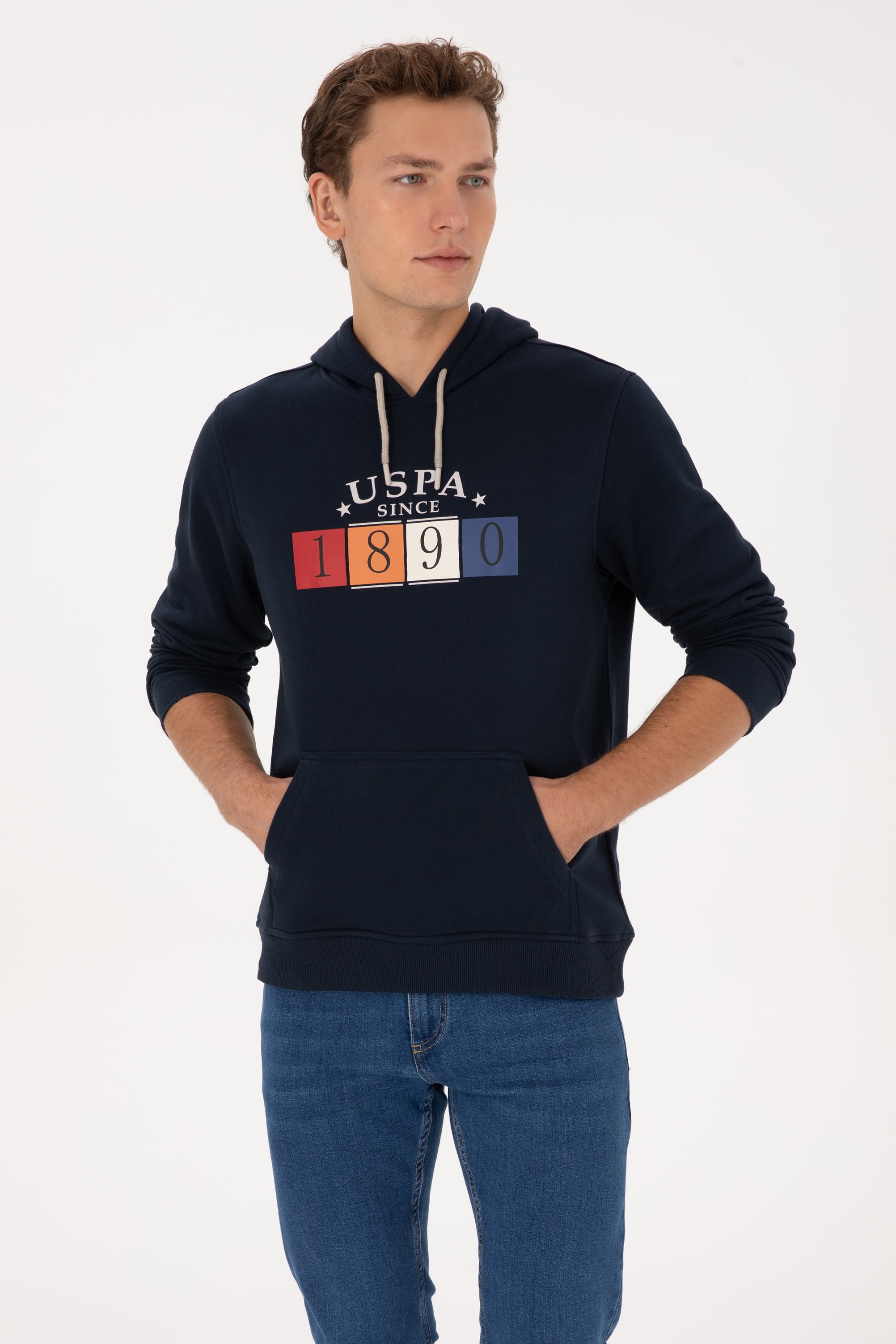 سویشرت لاجورد رگولار مردانه یو اس پولو | US POLO ASSN