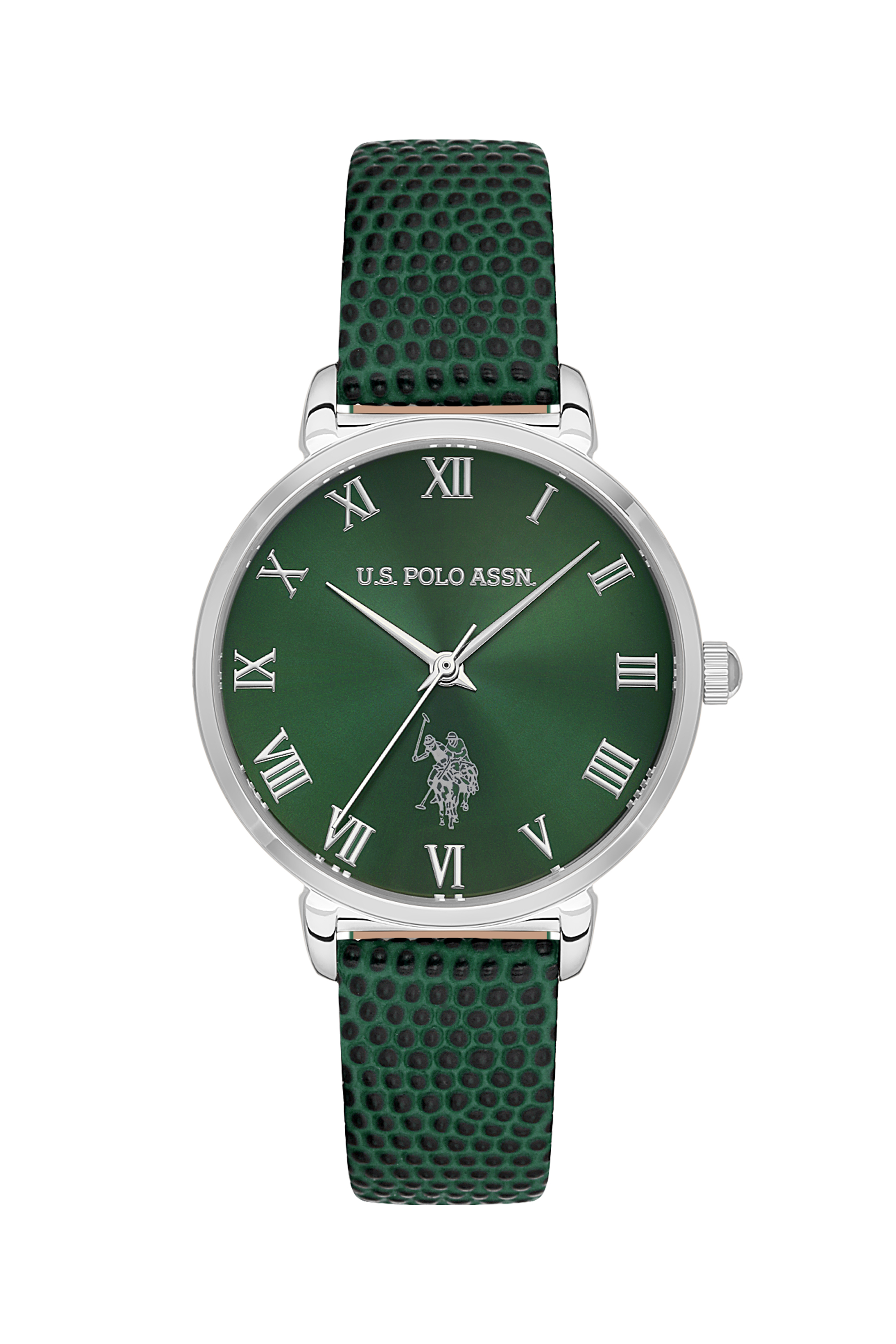 ساعت مچی سبز استاندارد فیت زنانه یو اس پولو | US POLO ASSN