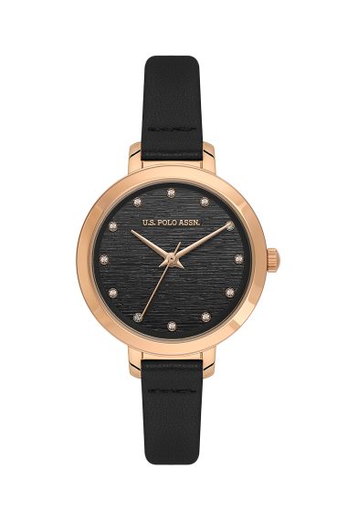 ساعت مچی  سیاه  استاندارد فیت  زنانه یو اس پولو | US POLO ASSN