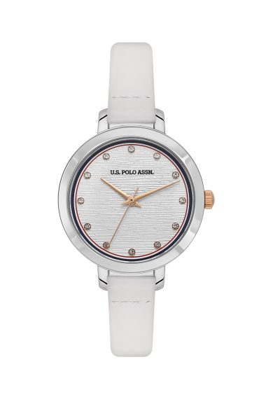 ساعت مچی  سفید  استاندارد فیت  زنانه یو اس پولو | US POLO ASSN