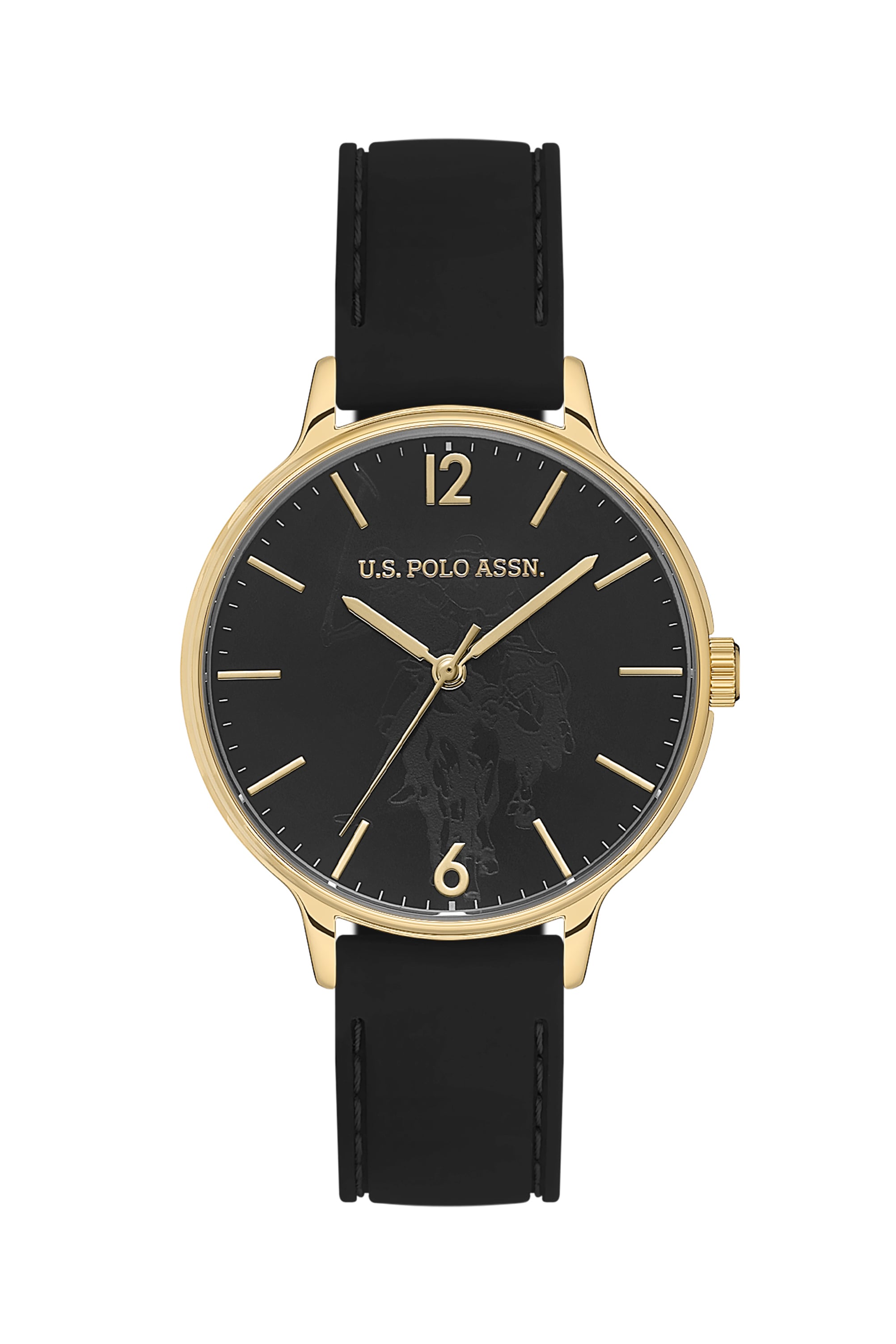 ساعت مچی سیاه استاندارد فیت زنانه یو اس پولو | US POLO ASSN
