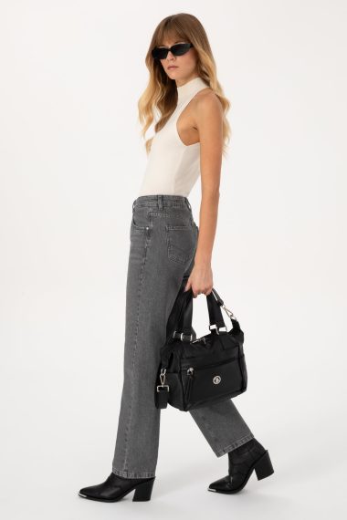 کیف دستی  سیاه  استاندارد فیت  زنانه یو اس پولو | US POLO ASSN