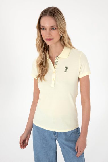 تی شرت  لیمویی  اندامی  زنانه یو اس پولو | US POLO ASSN