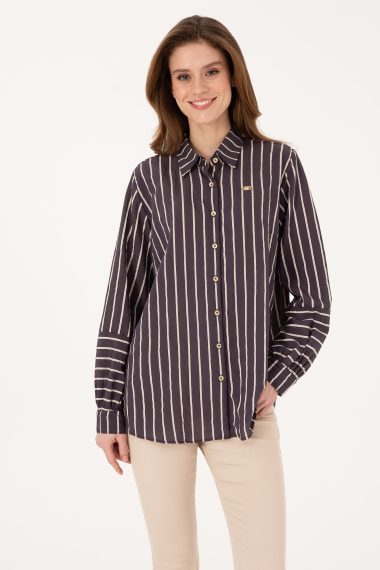 پیراهن  بنفش  ریلکس  زنانه یو اس پولو | US POLO ASSN