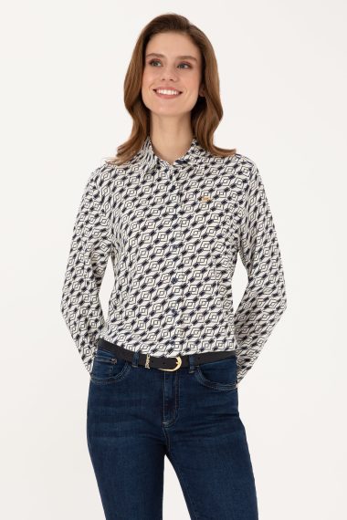 پیراهن  لاجورد  رگولار  زنانه یو اس پولو | US POLO ASSN