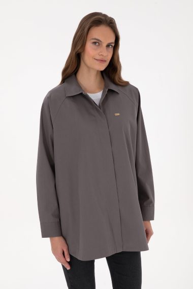 پیراهن  خاکستری  ریلکس  زنانه یو اس پولو | US POLO ASSN