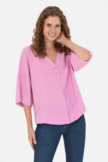 پیراهن  بنفش  ریلکس  زنانه یو اس پولو | US POLO ASSN