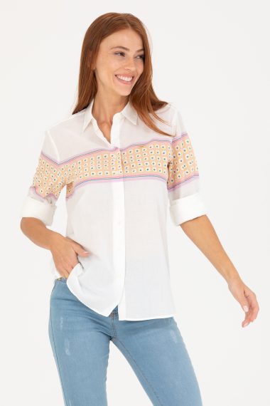 پیراهن  بنفش  رگولار  زنانه یو اس پولو | US POLO ASSN