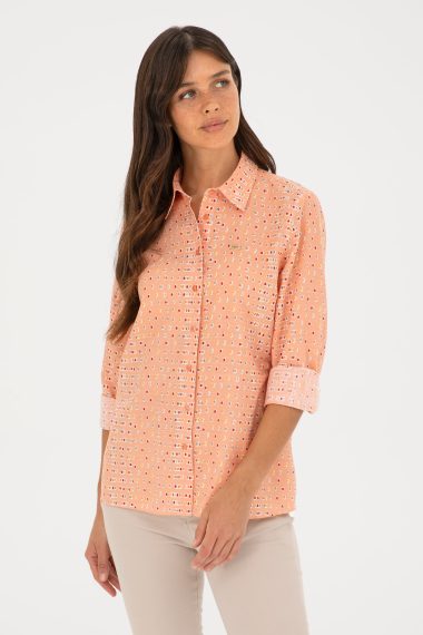 پیراهن  گل بهی  رگولار  زنانه یو اس پولو | US POLO ASSN