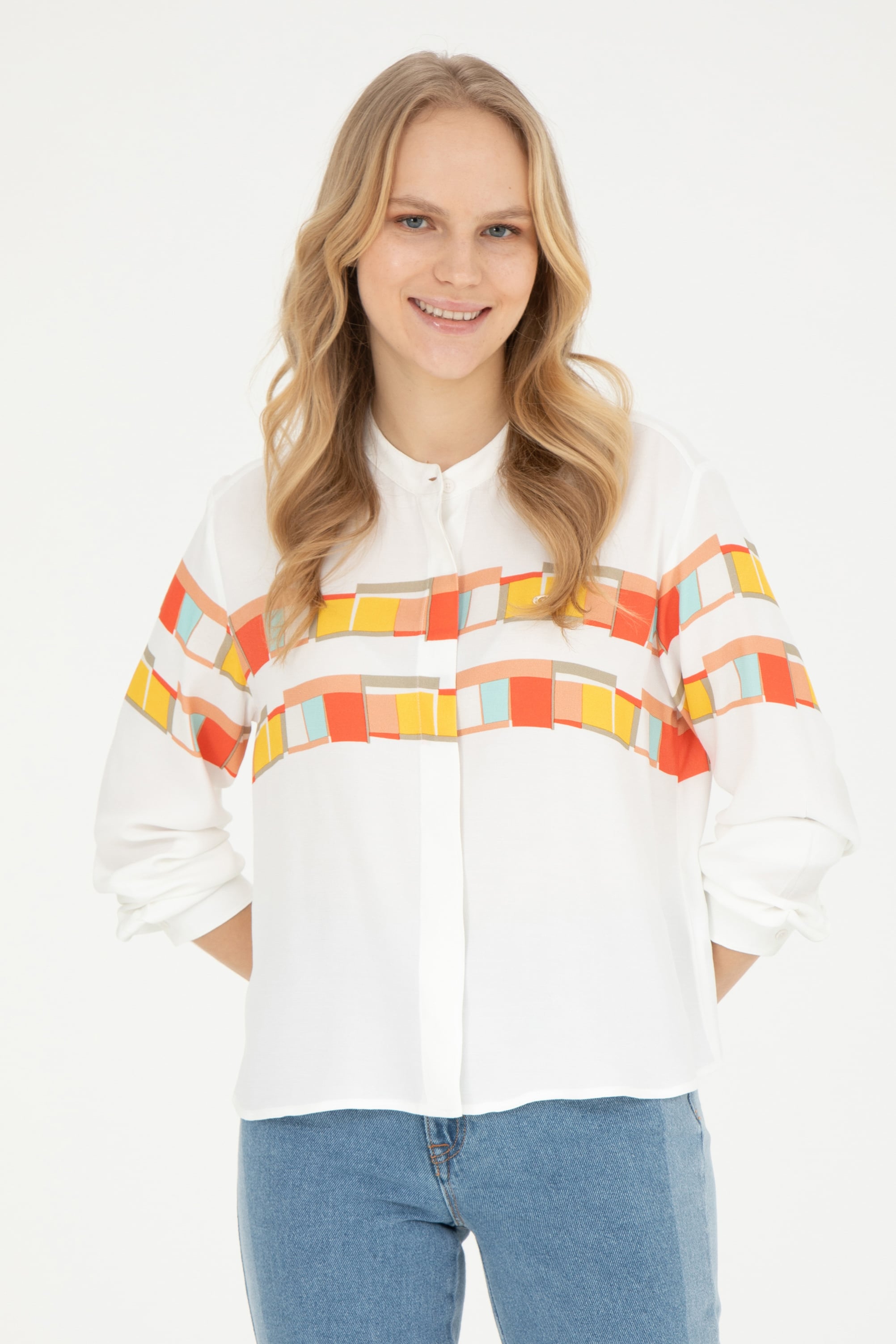 پیراهن گل اناری Crop Top زنانه یو اس پولو | US POLO ASSN