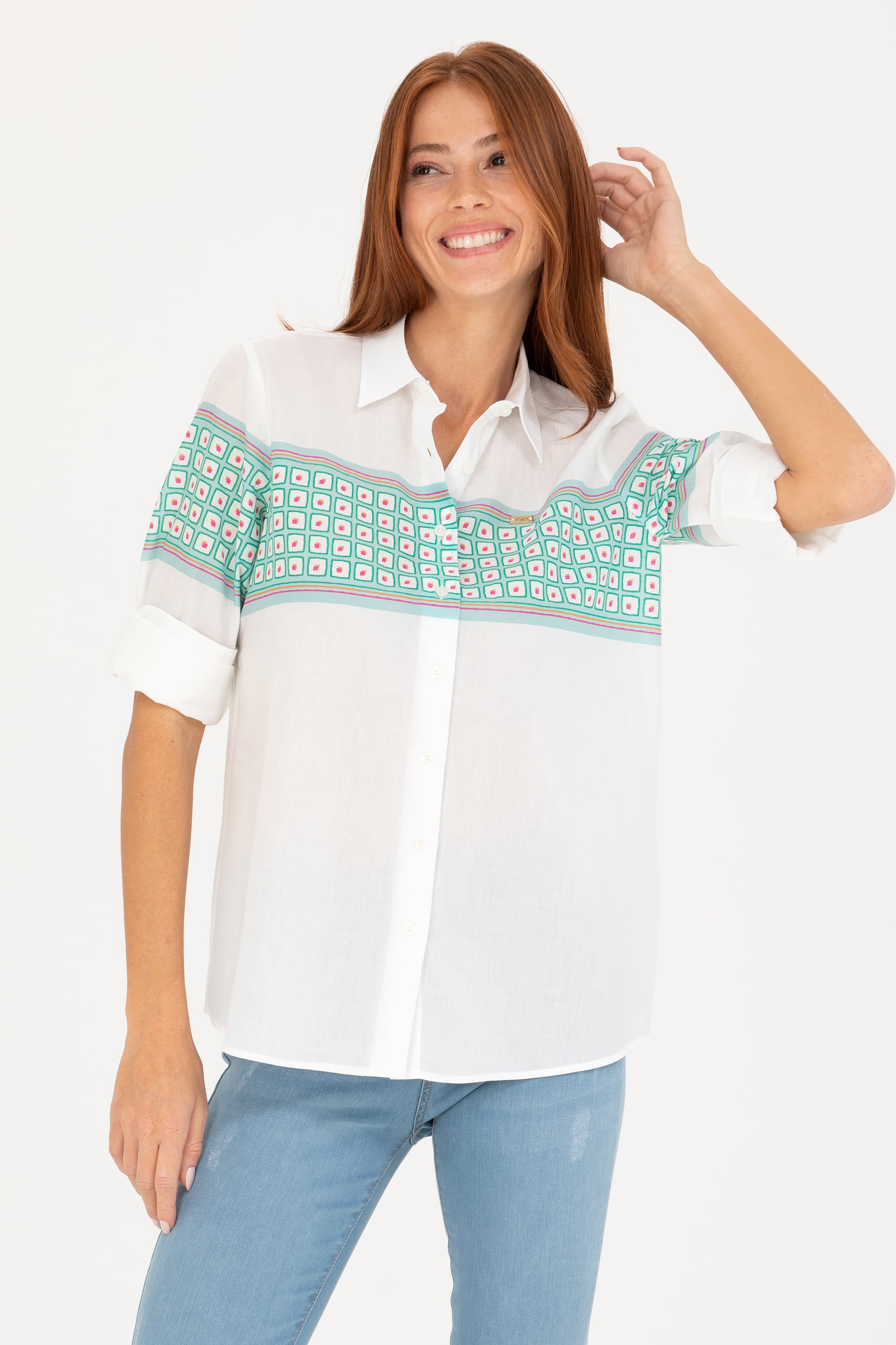پیراهن مرده رگولار زنانه یو اس پولو | US POLO ASSN