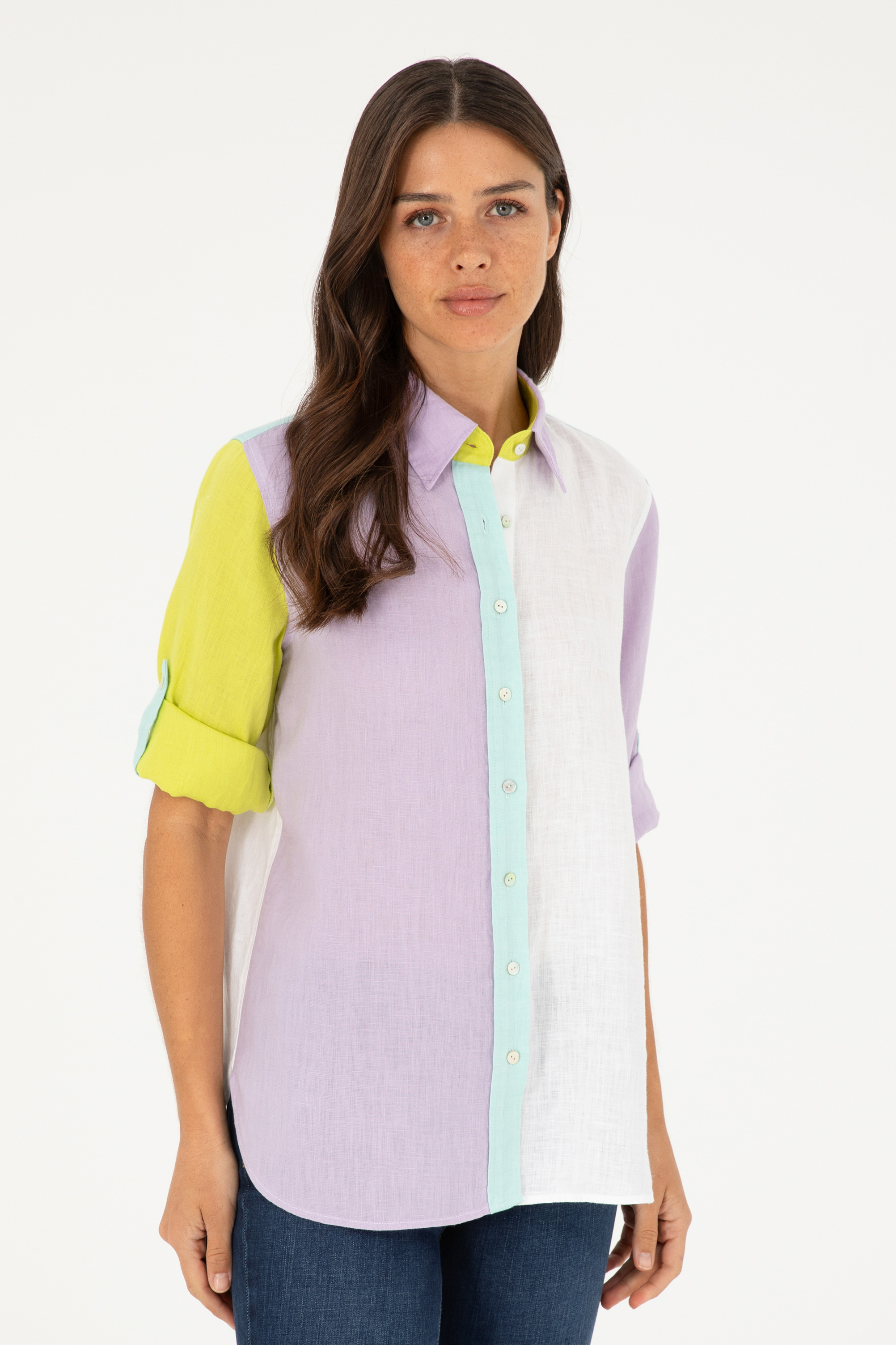 پیراهن یاسی رگولار زنانه یو اس پولو | US POLO ASSN