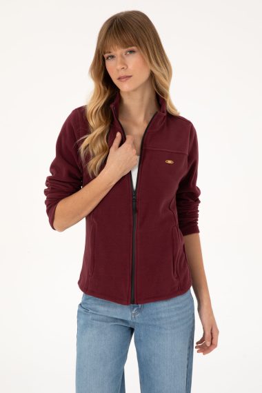 سویشرت  آلبالویی  رگولار  زنانه یو اس پولو | US POLO ASSN
