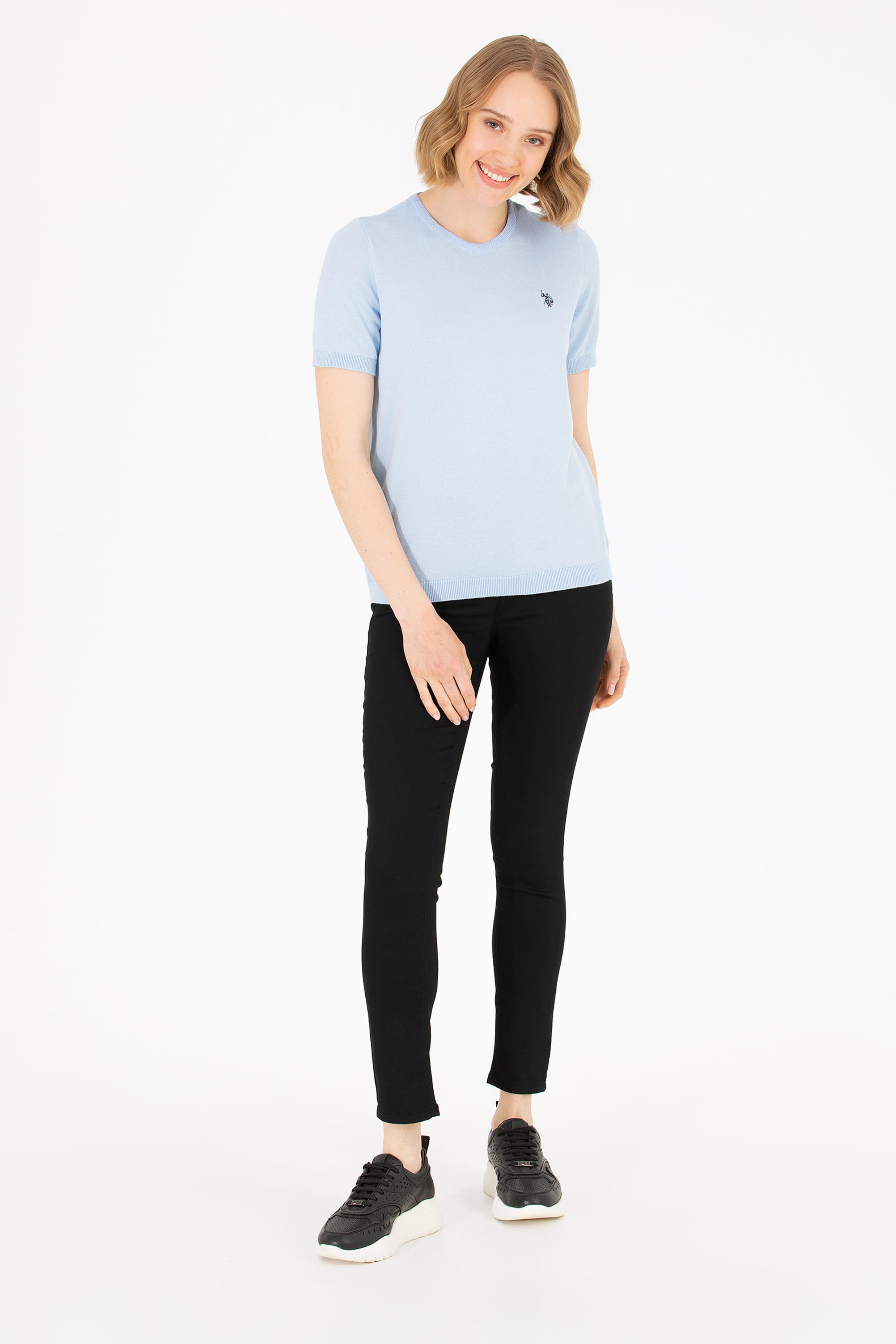 شلوار اسپورت سیاه TOOTHPICK زنانه یو اس پولو | US POLO ASSN