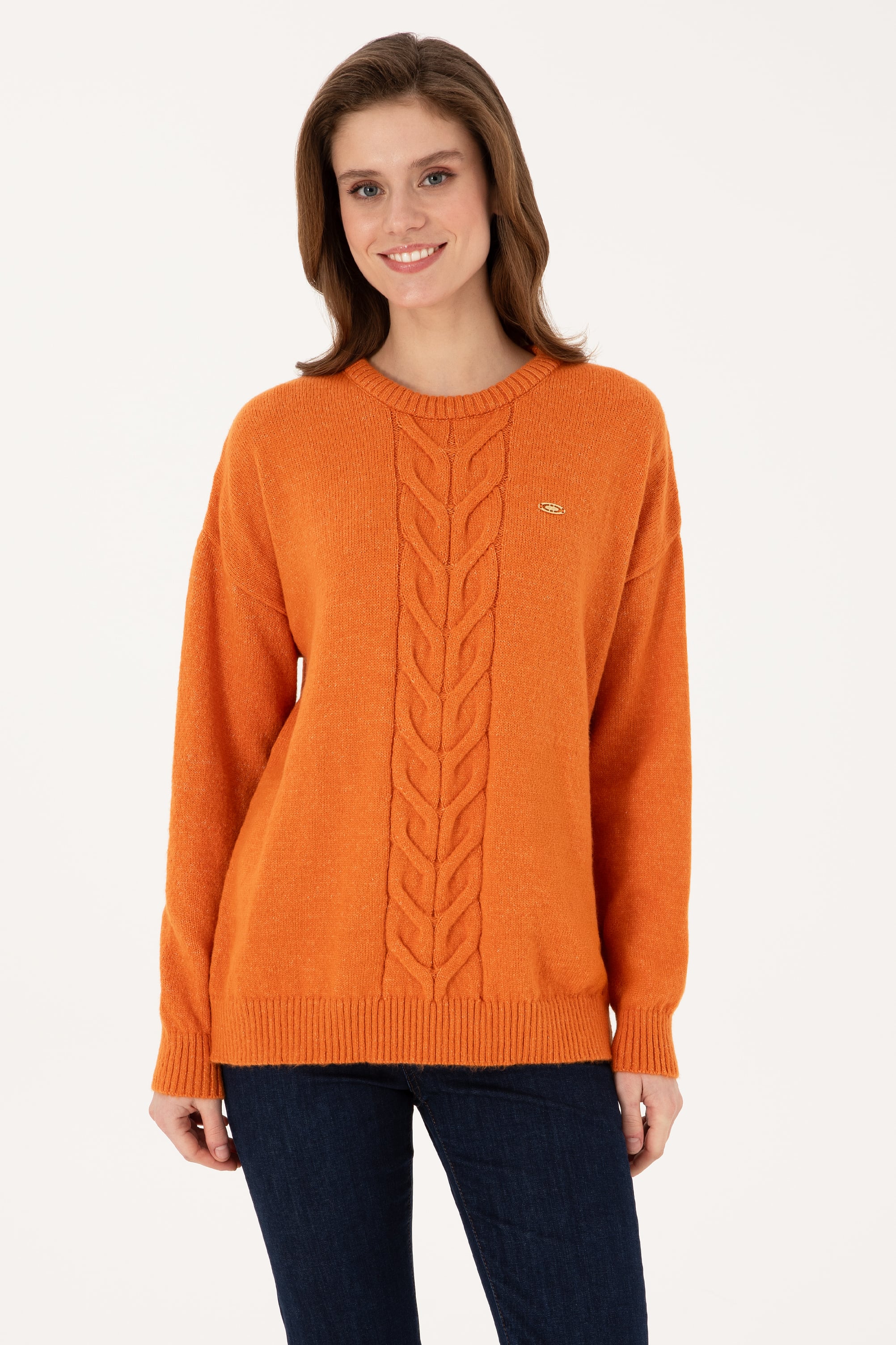 بافت مسی Oversize زنانه یو اس پولو | US POLO ASSN