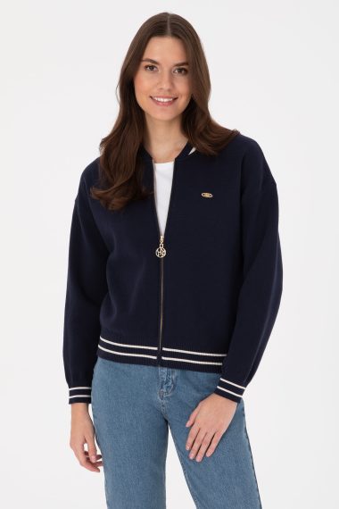 ژاکت  لاجورد  CROP  زنانه یو اس پولو | US POLO ASSN