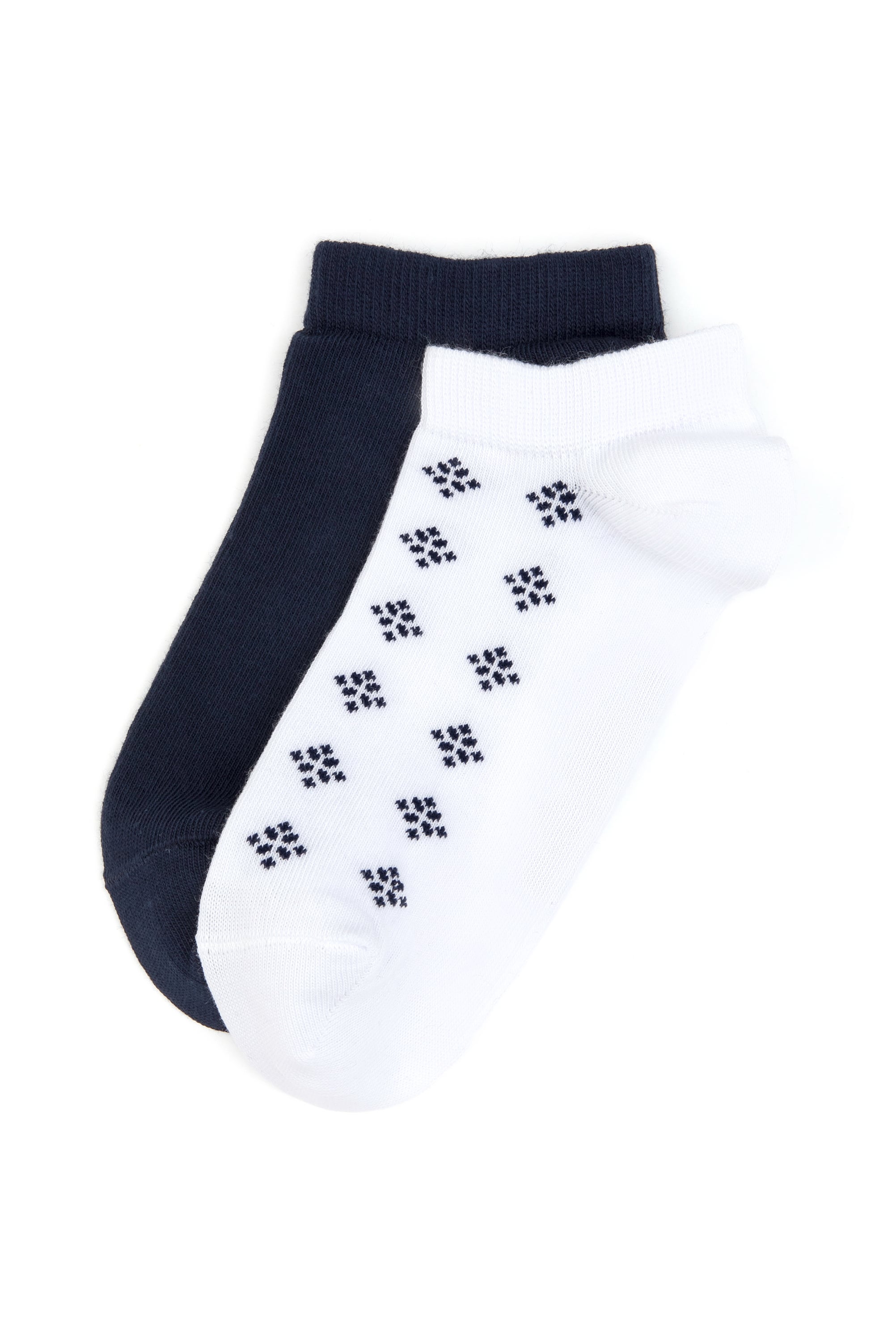جوراب مچ پا بسته ۲ عددی زنانه سفید رگولار زنانه یو اس پولو | US POLO ASSN