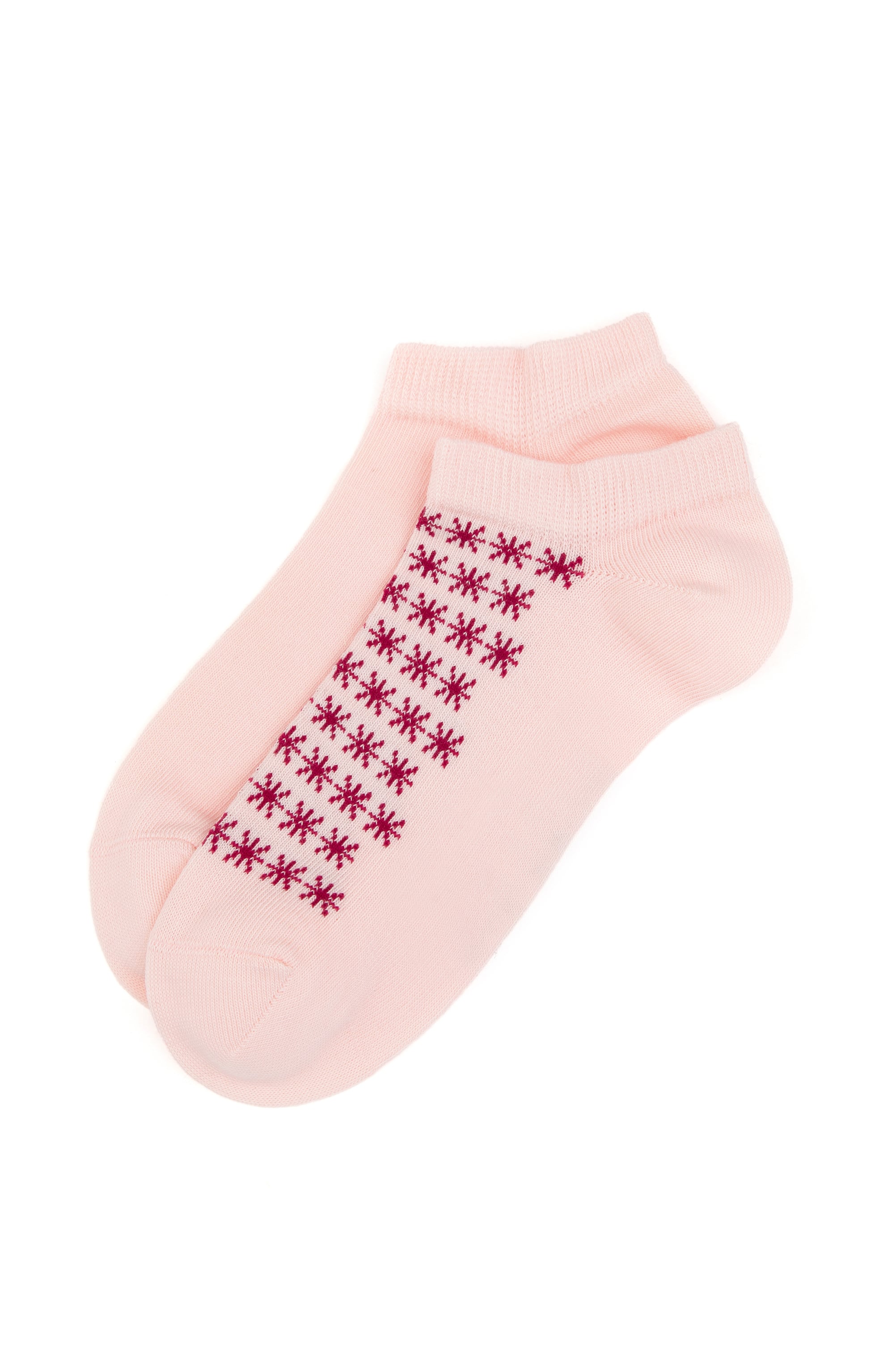 جوراب مچ پا بسته ۲ عددی زنانه صورتی روشن رگولار زنانه یو اس پولو | US POLO ASSN