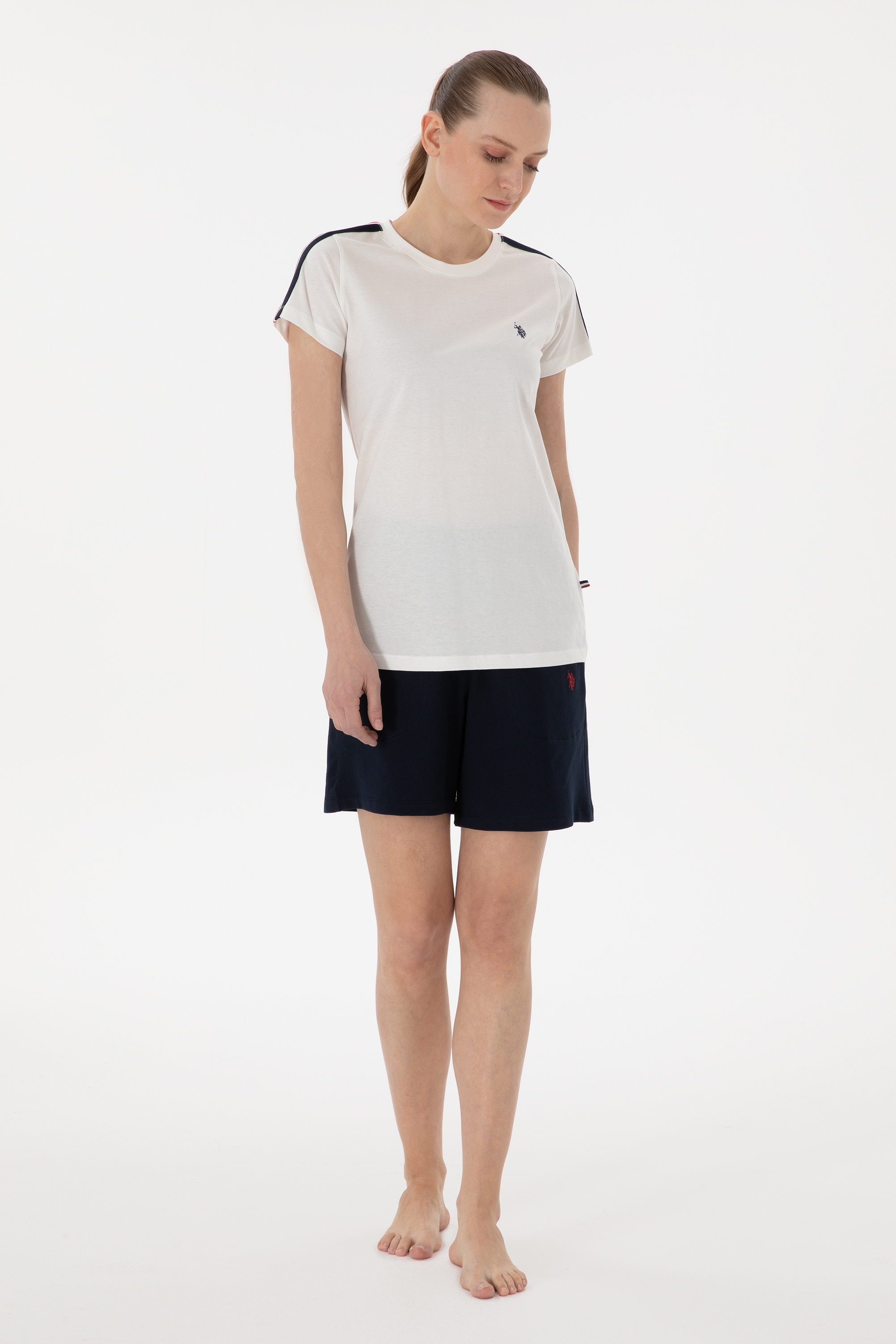 ست پیژامه اکرو استاندارد فیت زنانه یو اس پولو | US POLO ASSN