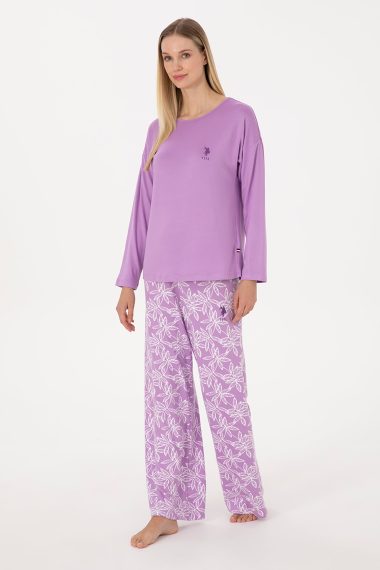 ست پیژامه  اورکیده  استاندارد فیت  زنانه یو اس پولو | US POLO ASSN