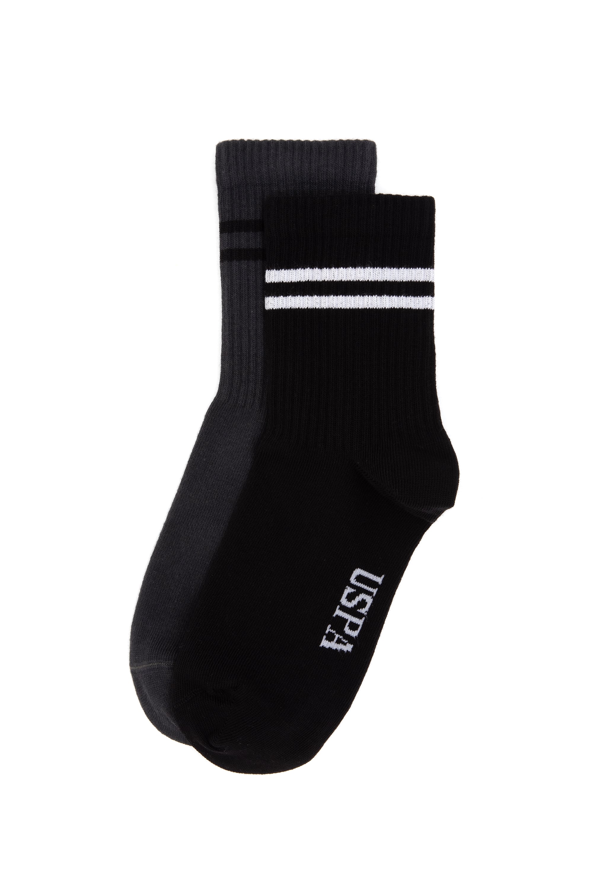 جوراب مچ پا بسته ۲ عددی زنانه سیاه رگولار زنانه یو اس پولو | US POLO ASSN