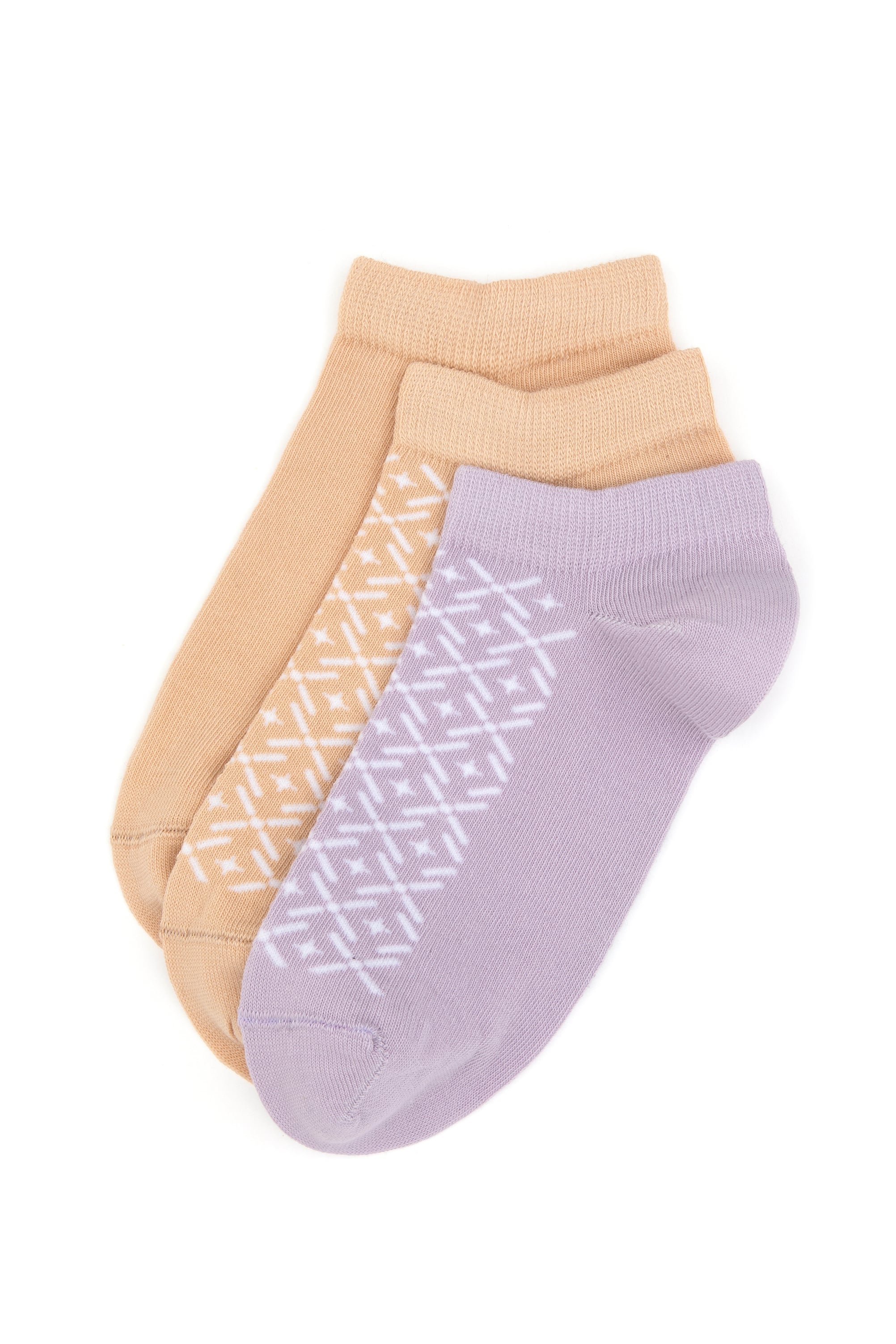 جوراب مچ پا بسته ۳ عددی زنانه یاسی رگولار زنانه یو اس پولو | US POLO ASSN