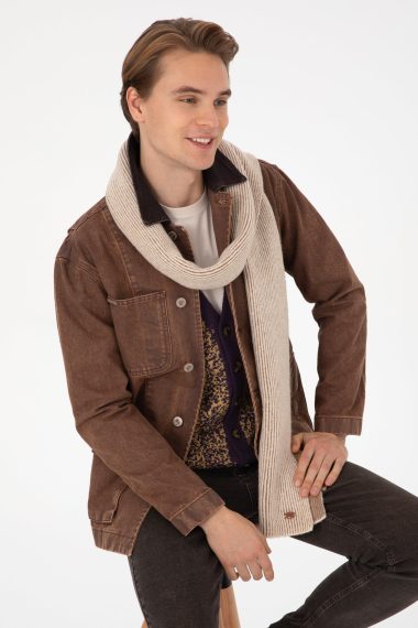 پیراهن  قهوه ای  Oversize  مردانه یو اس پولو | US POLO ASSN