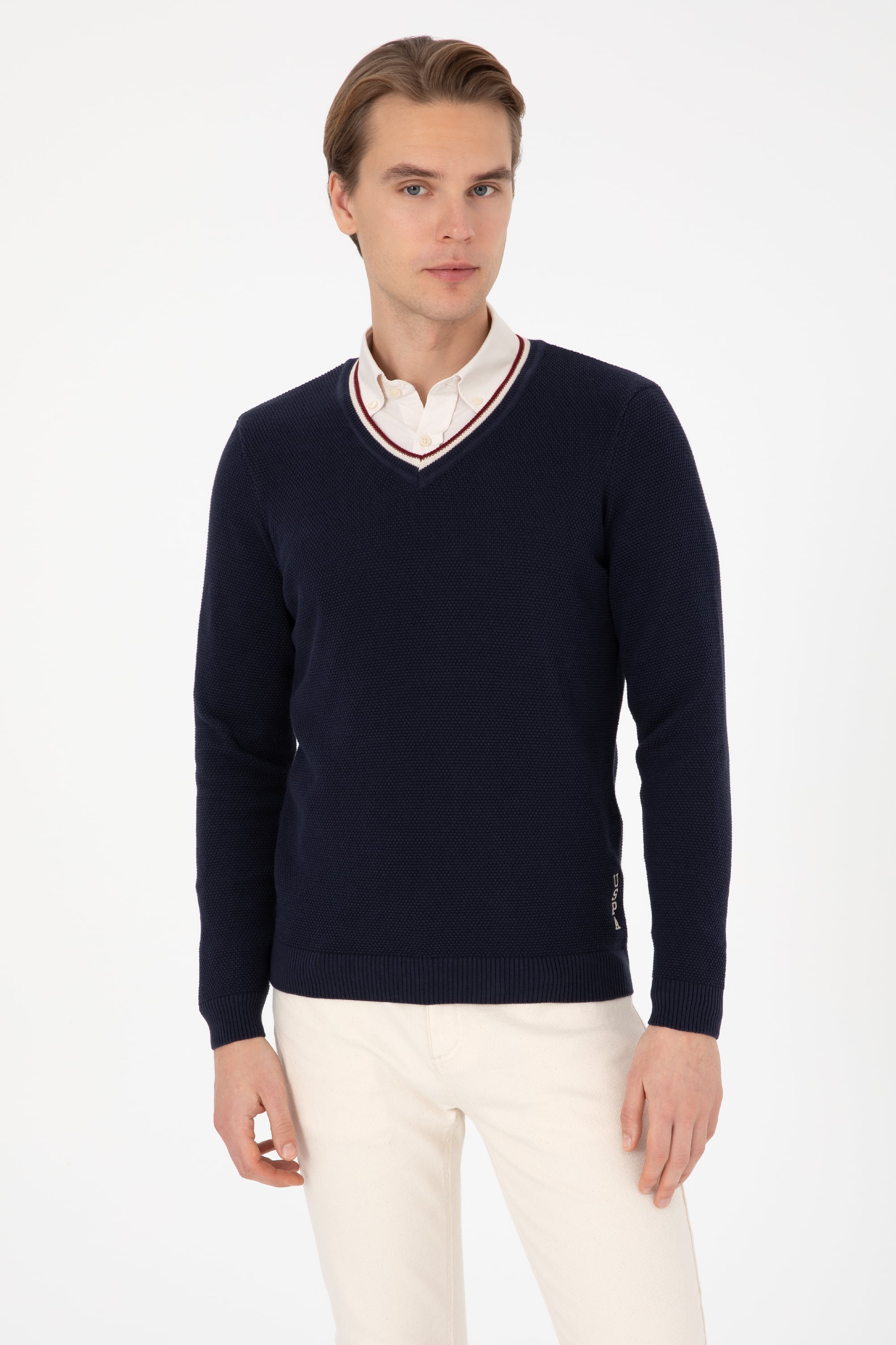 بافت لاجورد رگولار مردانه یو اس پولو | US POLO ASSN