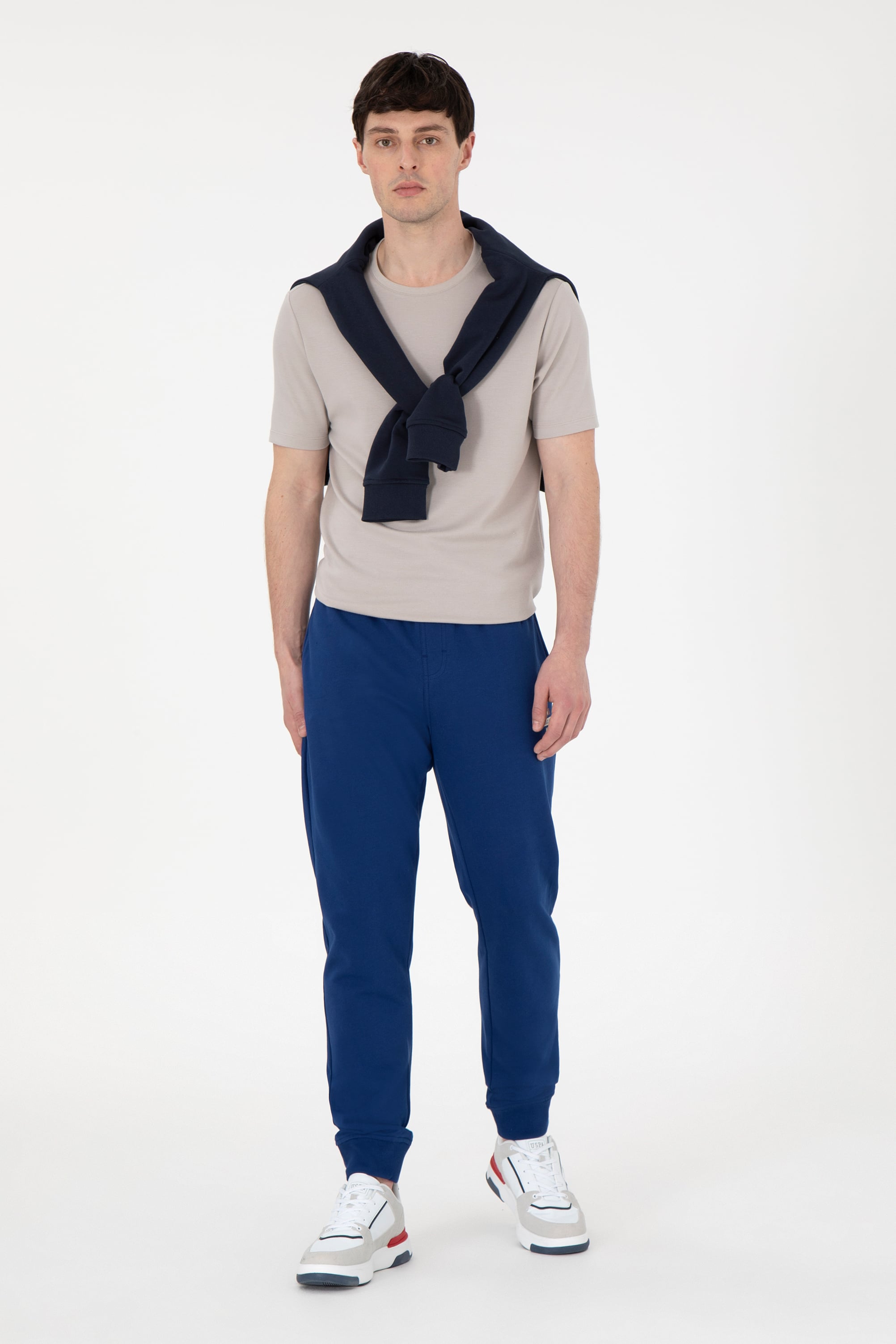 شلوار ورزشی نیلی رگولار مردانه یو اس پولو | US POLO ASSN